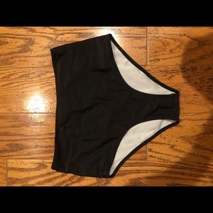 High waist Black Bikini Bottoms